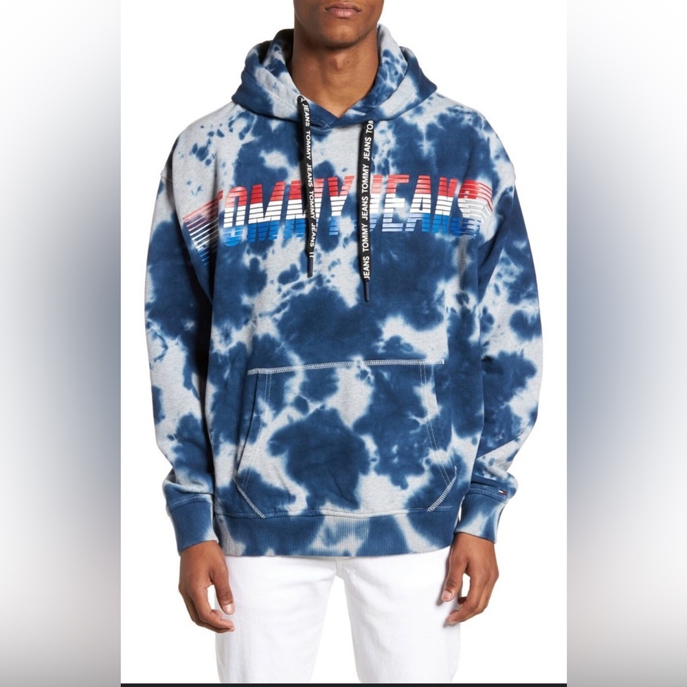 Tommy Hilfiger Navy Tie-Dye Hoodie